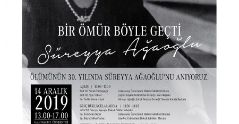 Süreyya Ağaoğlu’nu Anma: Kadın Ve Çocuk Hakları Konferansı