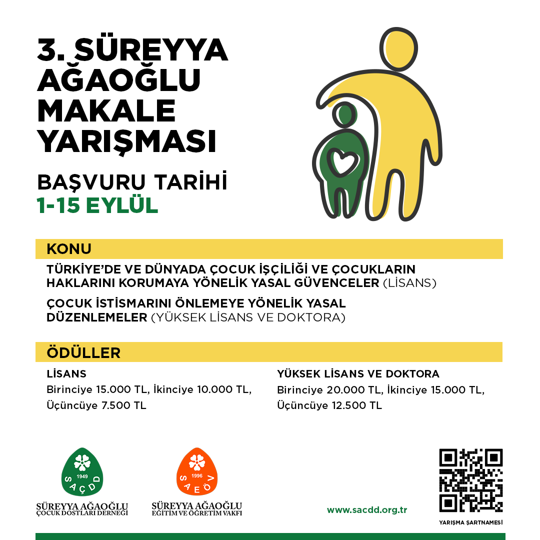 3. Süreyya Ağaoğlu Makale Yarışması Başlayacak!