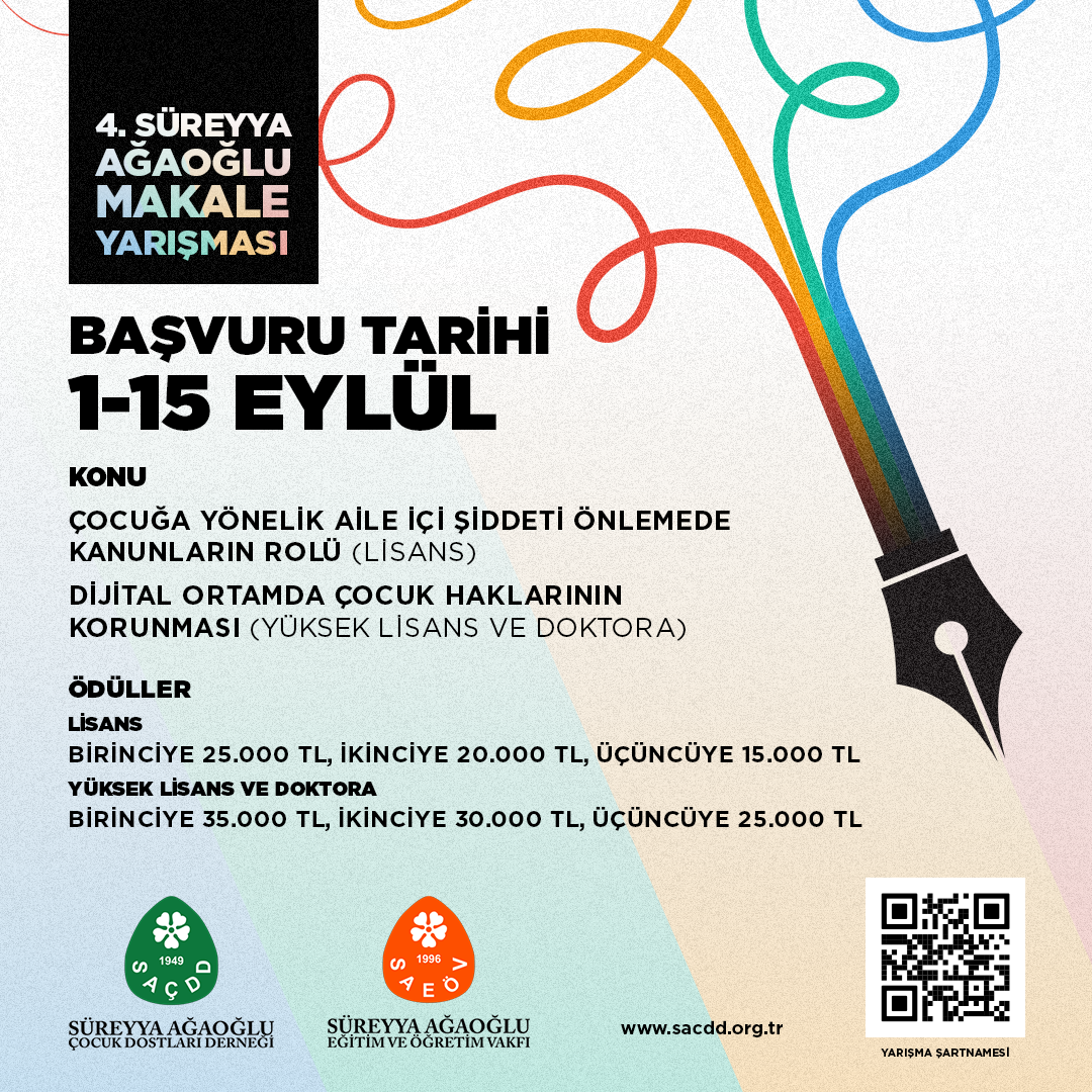 4. Süreyya Ağaoğlu Makale Yarışması Başvuru Detayları 