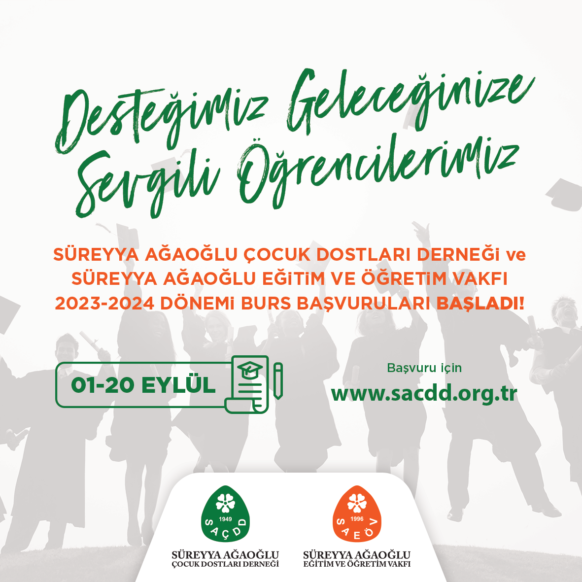 2023-2024 Eğitim Dönemi Burs Başvurularımız Başladı!