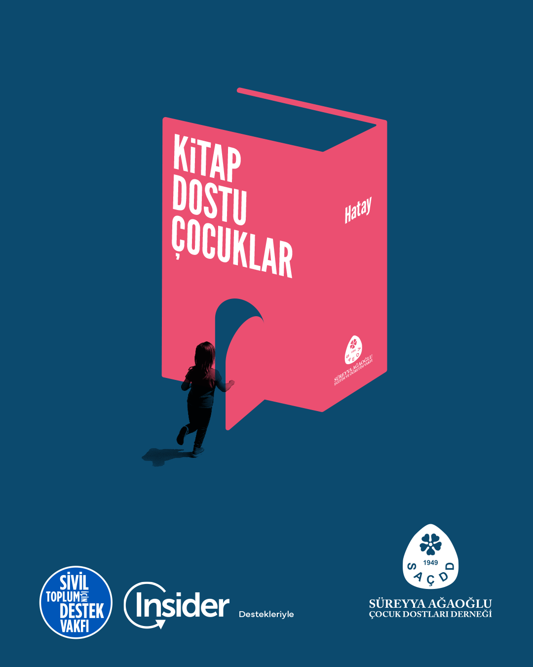 Kitap Dostu Çocuklar Projemize STDV ve Insider'dan Destek